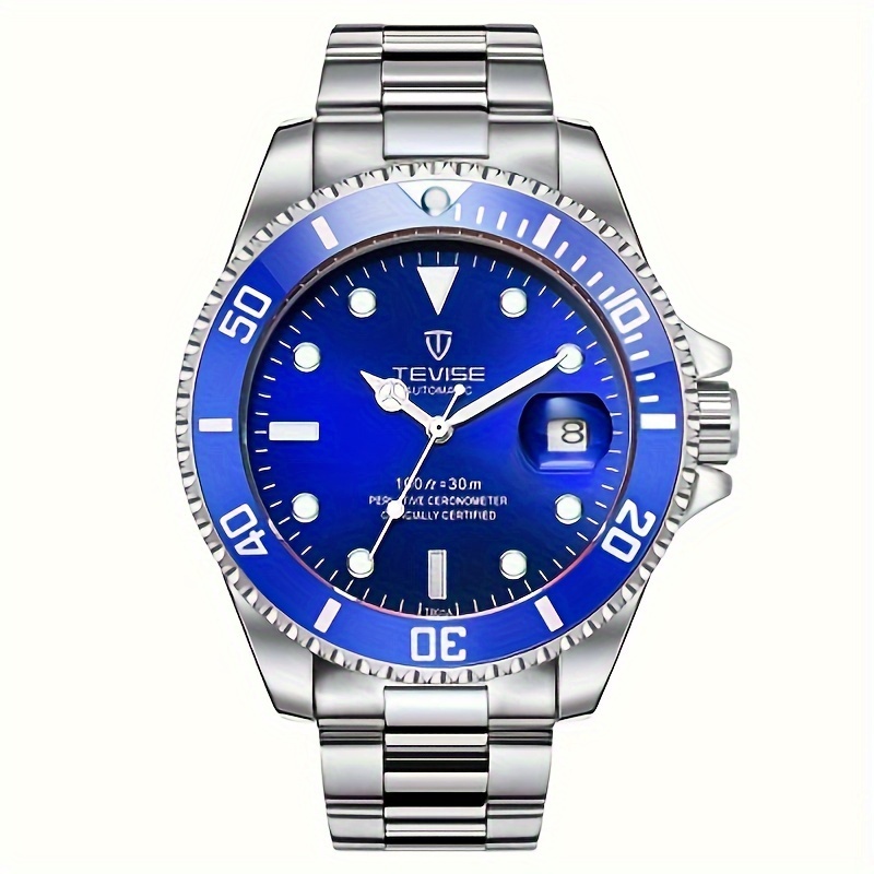 Rolex Watch Datejust - TEVISE New Men Mechanical Wristwatch Luxury