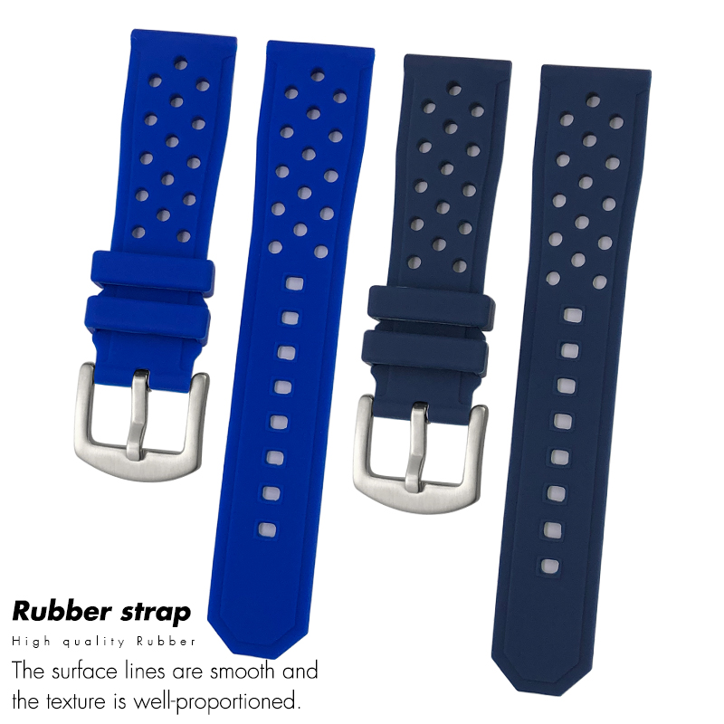 Soft Rubber Silicone Watchband - Seiko Watch 5 Sports recension och pris