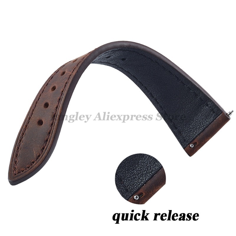 Quick Release Vintage Retro Ge - Leather Strap Quick Release recension och pris