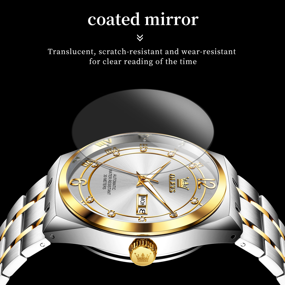 OLEVS Watch Mens Watch Mechani - Rolex Watch Datejust recension och pris