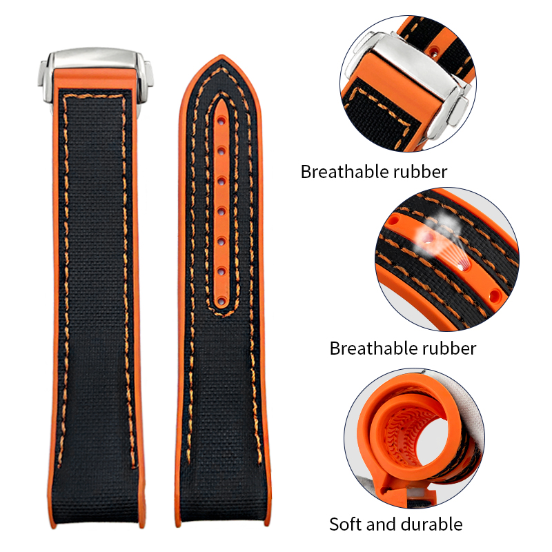 High Quality Nylon Rubber Watc - Omega Watch Seamaster recension och pris