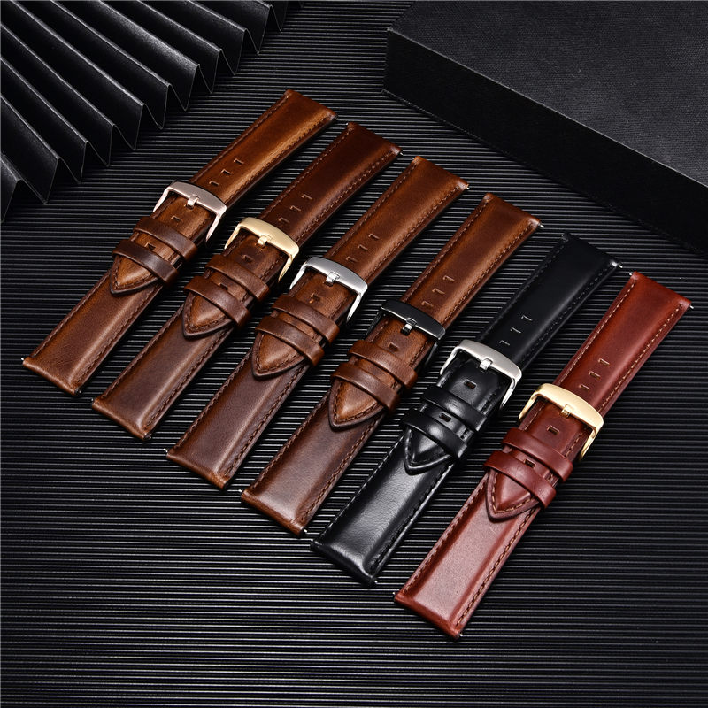 High Quality Genuine Leather W - Leather Strap Quick Release recension och pris