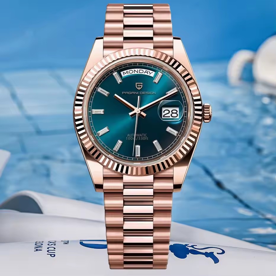 PAGANI DESIGN New Rose Gold Co - Rolex Watch Datejust recension och pris