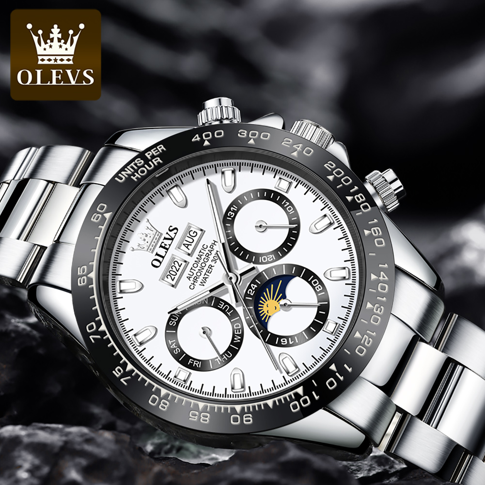 OLEVS 6654 Luxury Mens Watch C - Seiko Watch 5 Sports recension och pris