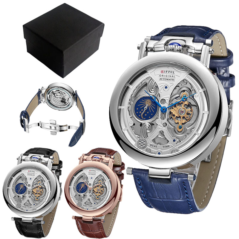 DIFFUL Luxury Big Skeleton Dia - Seiko Watch Presage recension och pris