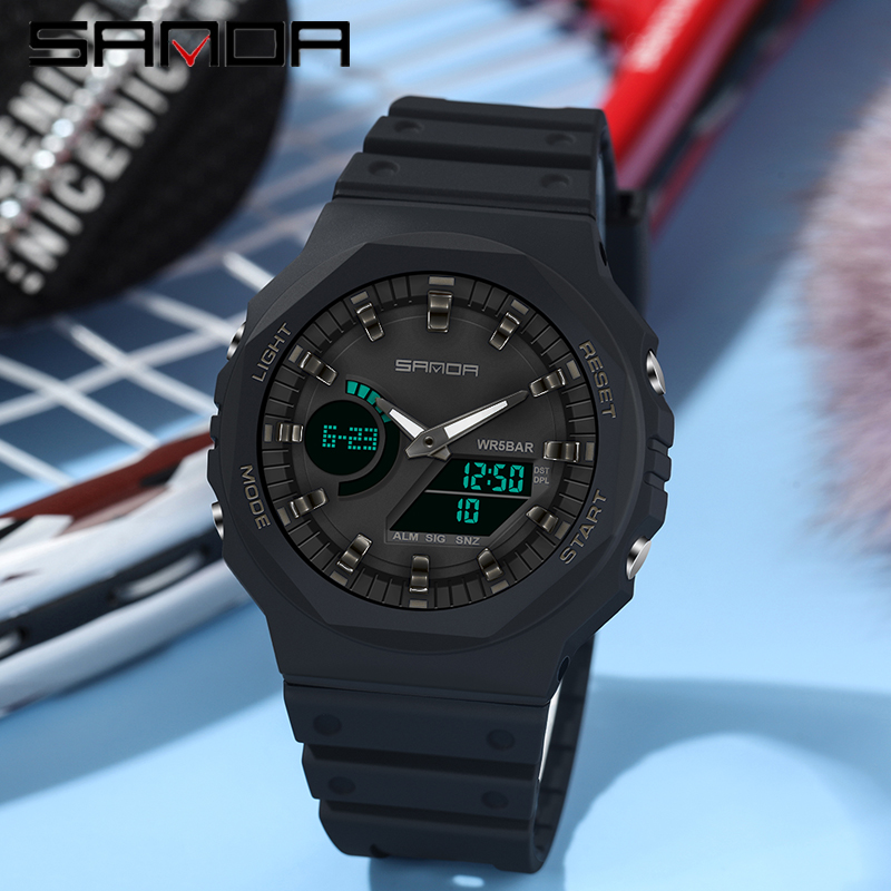 SANDA Top Luxury Men's Quartz  - Seiko Watch 5 Sports recension och pris