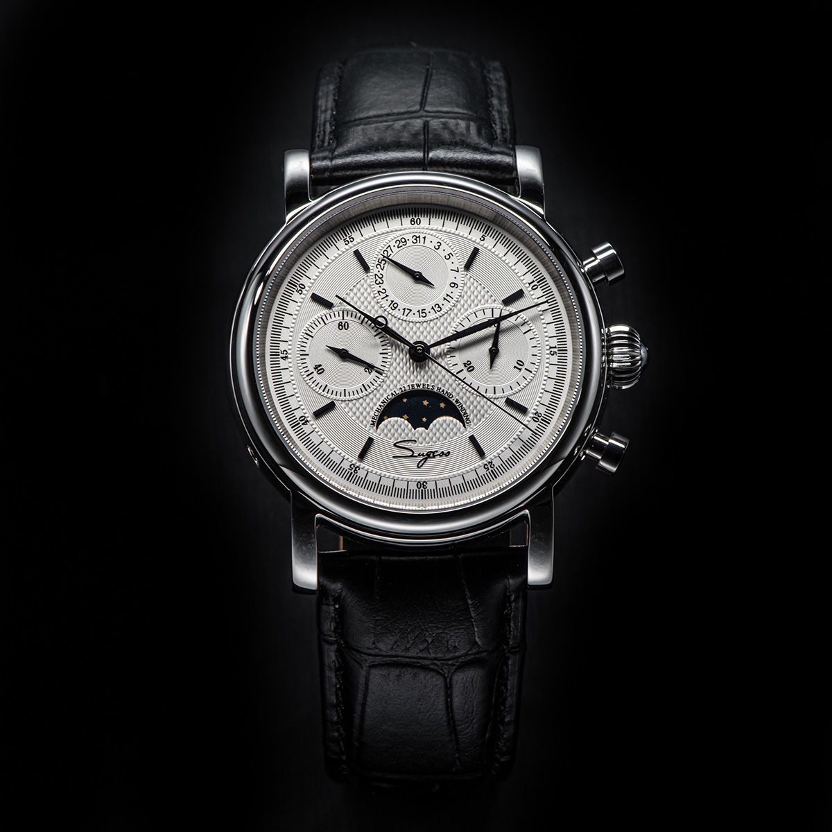 Sugess Pilot Chronograph Mecha - Rolex Watch Datejust recension och pris