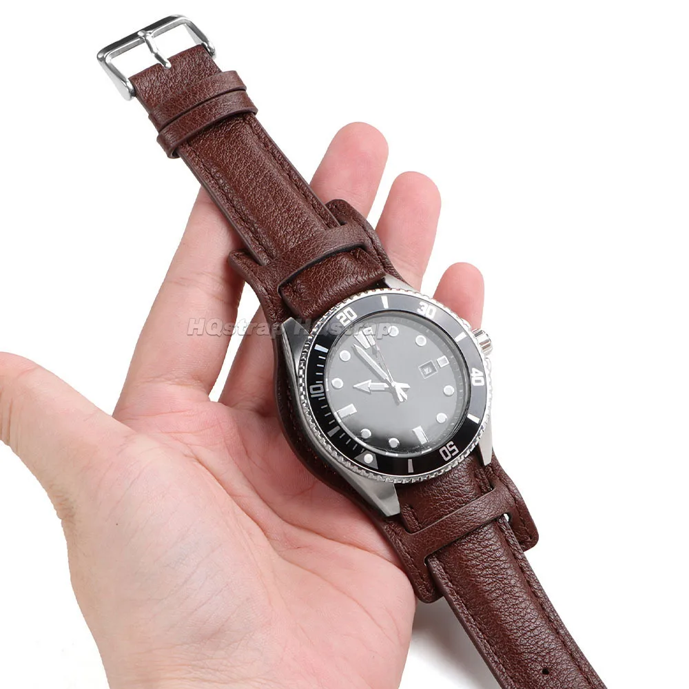 Genuine Leather Watch Band for - Omega Watch Speedmaster recension och pris