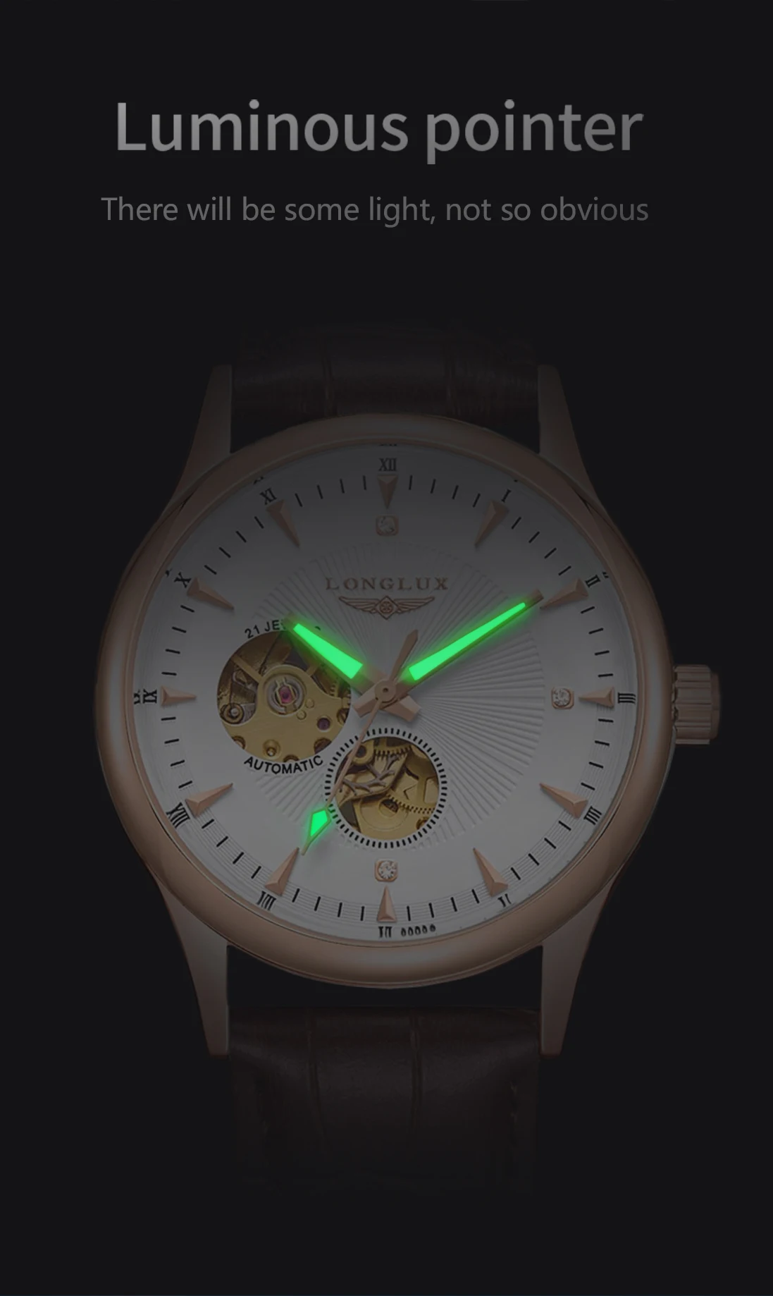 LONGLUX Automatic Watch Elegan - Seiko Watch Presage recension och pris